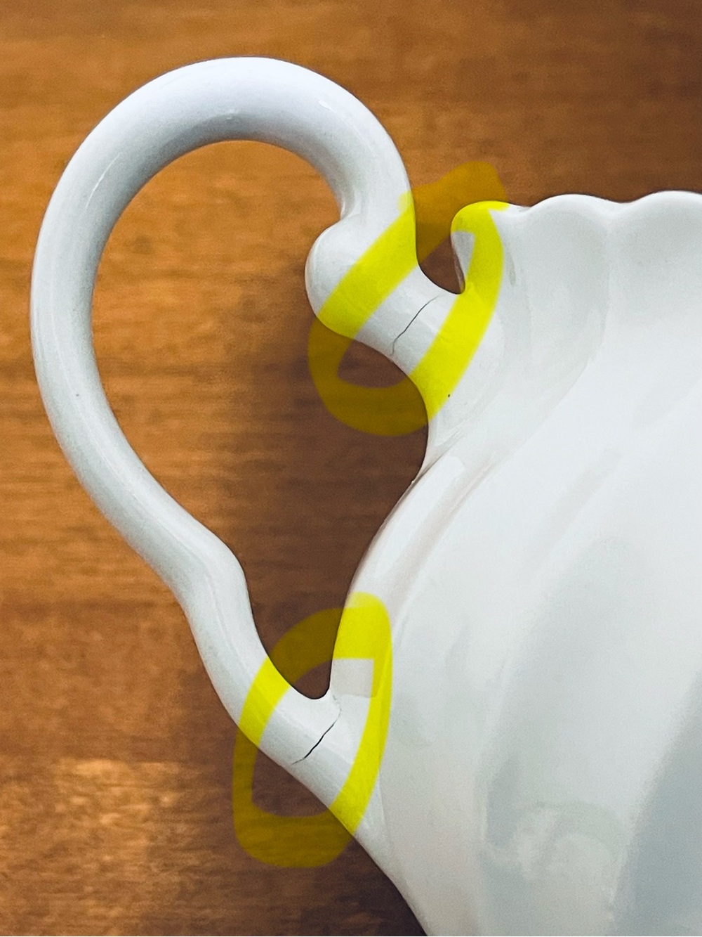 Johnson Brothers Regency Snowhite Patten Earthenware Creamer Swirl Made England - Picture 9 of 12